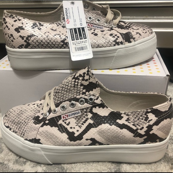 Superga Platform Sneakers Taupe 